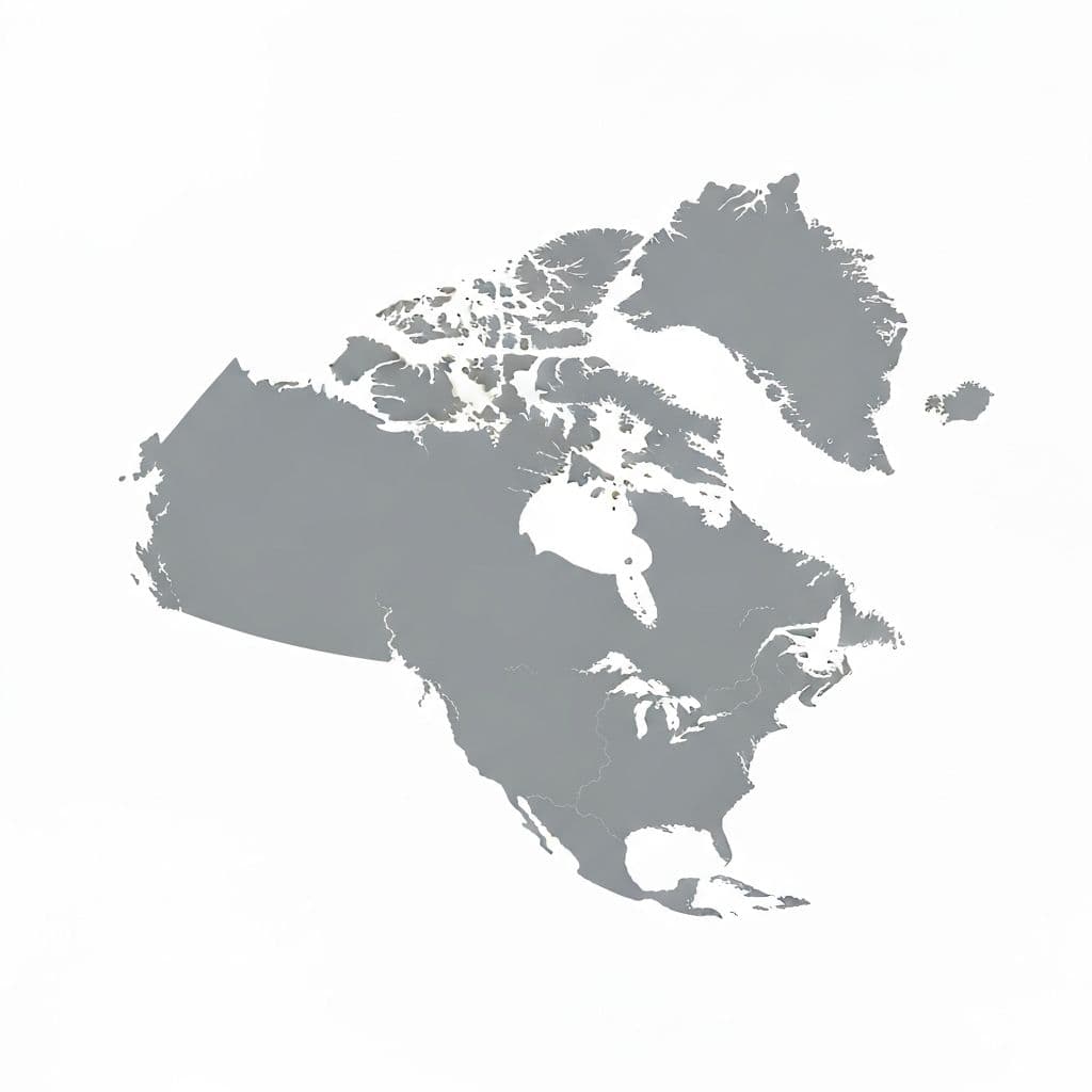 Map of Canada showing The Pallet Book service network